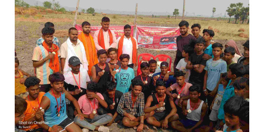 हनुमान जन्मोत्सव पर कबड्डी प्रतियोगिता आयोजित, राम टीम बनी विजेता